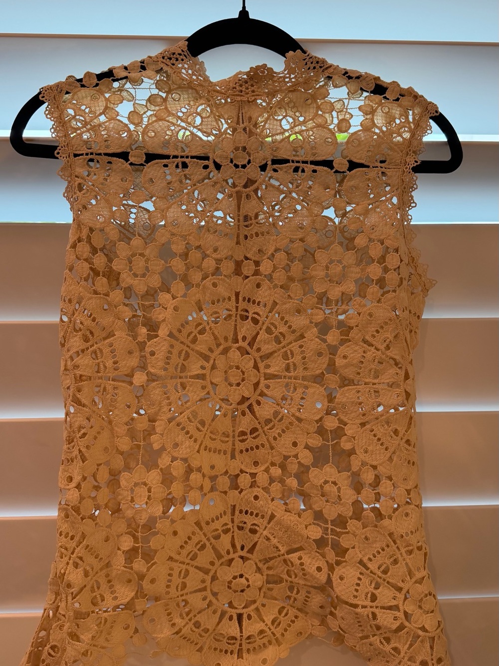 Cream Crochet Lace Camisole